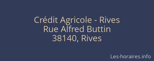 Crédit Agricole - Rives