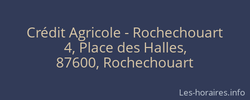 Crédit Agricole - Rochechouart