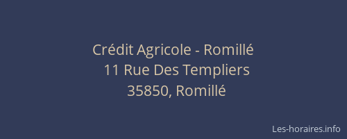 Crédit Agricole - Romillé