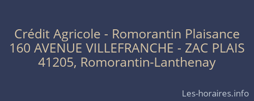 Crédit Agricole - Romorantin Plaisance