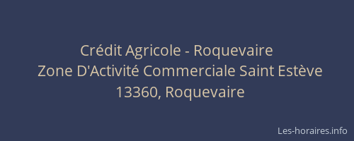 Crédit Agricole - Roquevaire