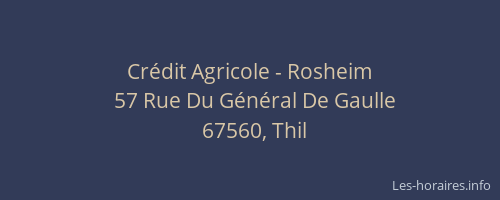 Crédit Agricole - Rosheim