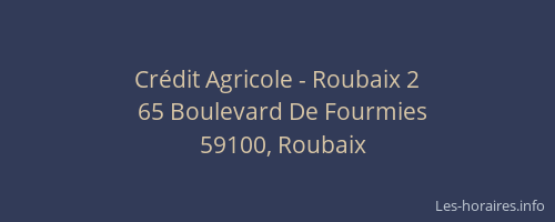 Crédit Agricole - Roubaix 2