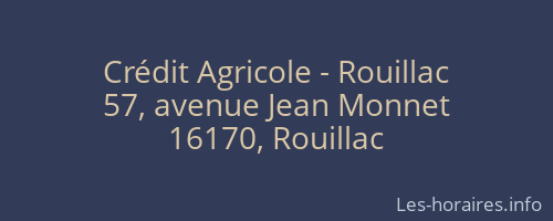Crédit Agricole - Rouillac