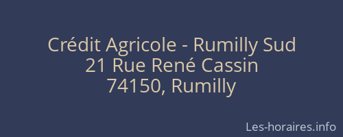 Crédit Agricole - Rumilly Sud