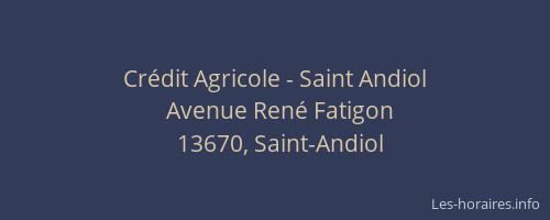 Crédit Agricole - Saint Andiol