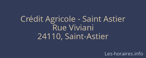 Crédit Agricole - Saint Astier