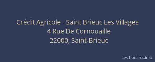 Crédit Agricole - Saint Brieuc Les Villages
