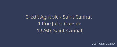 Crédit Agricole - Saint Cannat