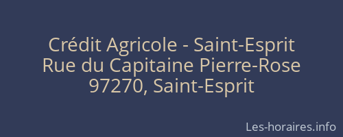 Crédit Agricole - Saint-Esprit