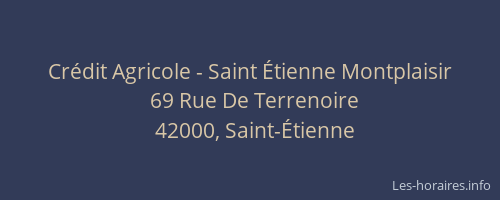 Crédit Agricole - Saint Étienne Montplaisir
