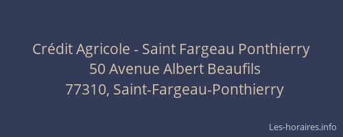 Crédit Agricole - Saint Fargeau Ponthierry