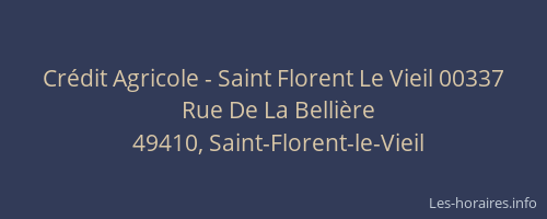 Crédit Agricole - Saint Florent Le Vieil 00337