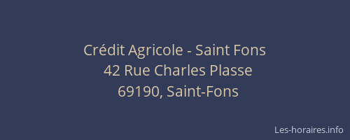 Crédit Agricole - Saint Fons