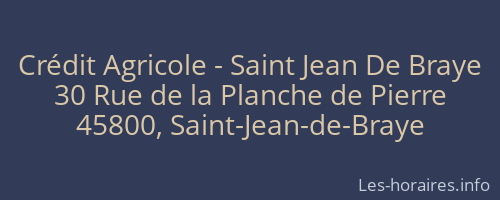 Crédit Agricole - Saint Jean De Braye