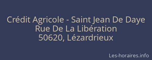 Crédit Agricole - Saint Jean De Daye