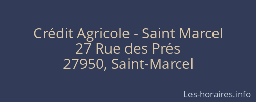 Crédit Agricole - Saint Marcel