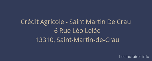 Crédit Agricole - Saint Martin De Crau