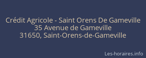 Crédit Agricole - Saint Orens De Gameville