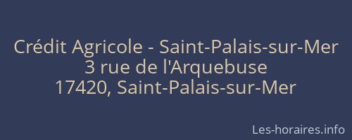 Crédit Agricole - Saint-Palais-sur-Mer
