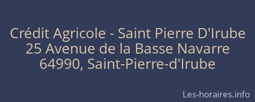Crédit Agricole - Saint Pierre D'Irube
