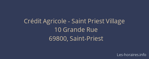 Crédit Agricole - Saint Priest Village
