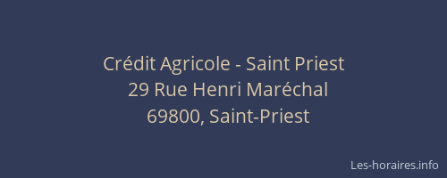 Crédit Agricole - Saint Priest
