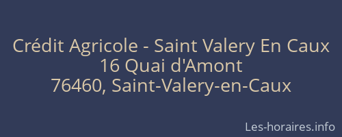 Crédit Agricole - Saint Valery En Caux