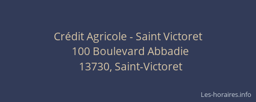 Crédit Agricole - Saint Victoret