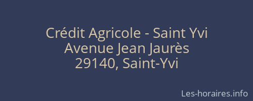 Crédit Agricole - Saint Yvi