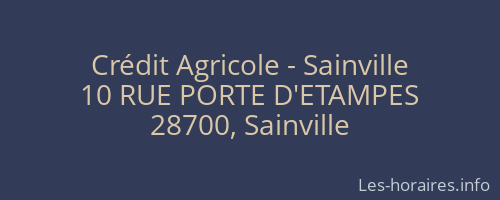 Crédit Agricole - Sainville