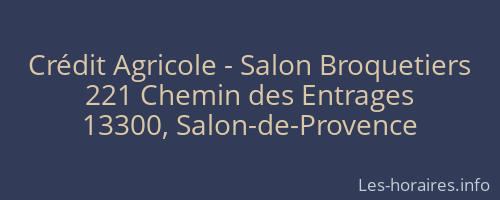 Crédit Agricole - Salon Broquetiers