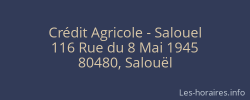 Crédit Agricole - Salouel