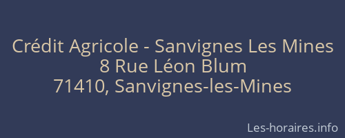 Crédit Agricole - Sanvignes Les Mines