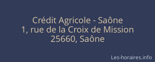 Crédit Agricole - Saône