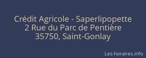 Crédit Agricole - Saperlipopette