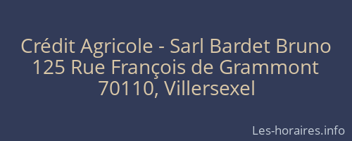 Crédit Agricole - Sarl Bardet Bruno