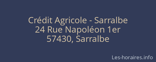 Crédit Agricole - Sarralbe