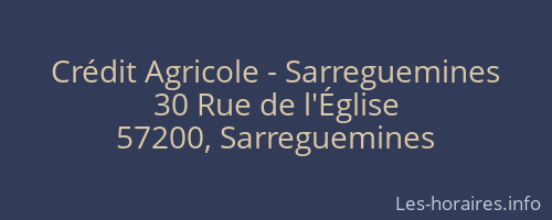 Crédit Agricole - Sarreguemines