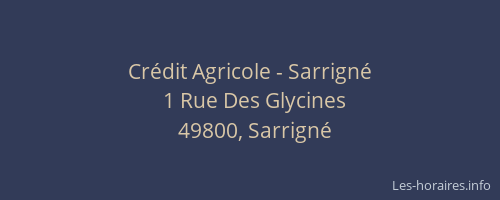 Crédit Agricole - Sarrigné