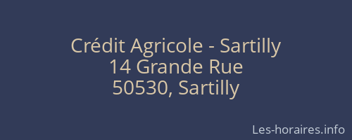 Crédit Agricole - Sartilly