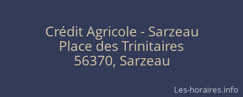 Crédit Agricole - Sarzeau