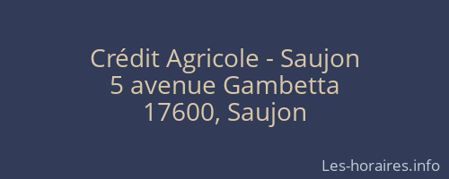 Crédit Agricole - Saujon