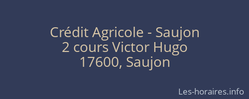 Crédit Agricole - Saujon