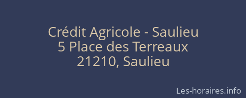 Crédit Agricole - Saulieu