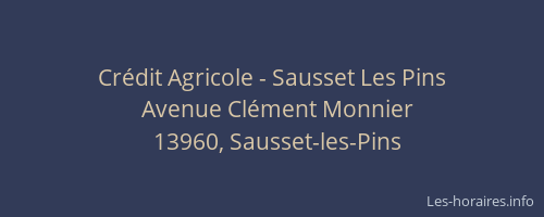 Crédit Agricole - Sausset Les Pins