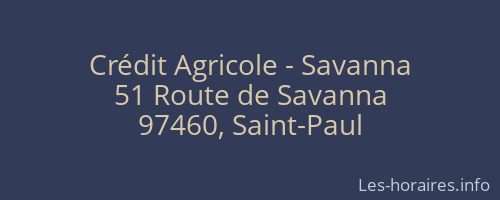 Crédit Agricole - Savanna