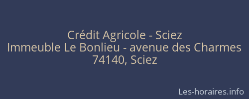Crédit Agricole - Sciez