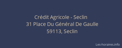 Crédit Agricole - Seclin