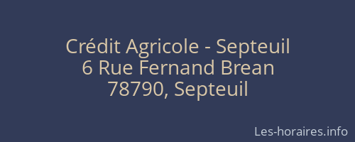 Crédit Agricole - Septeuil